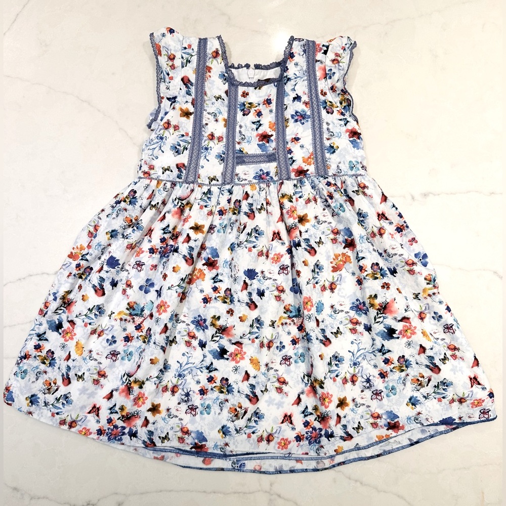 Fleurisse et Leon - cotton and lace dress,
